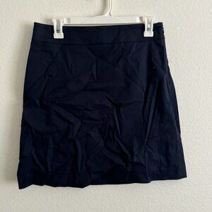 Ann Taylor Factor Petite Pencil Skirt Size 6 Petite Navy